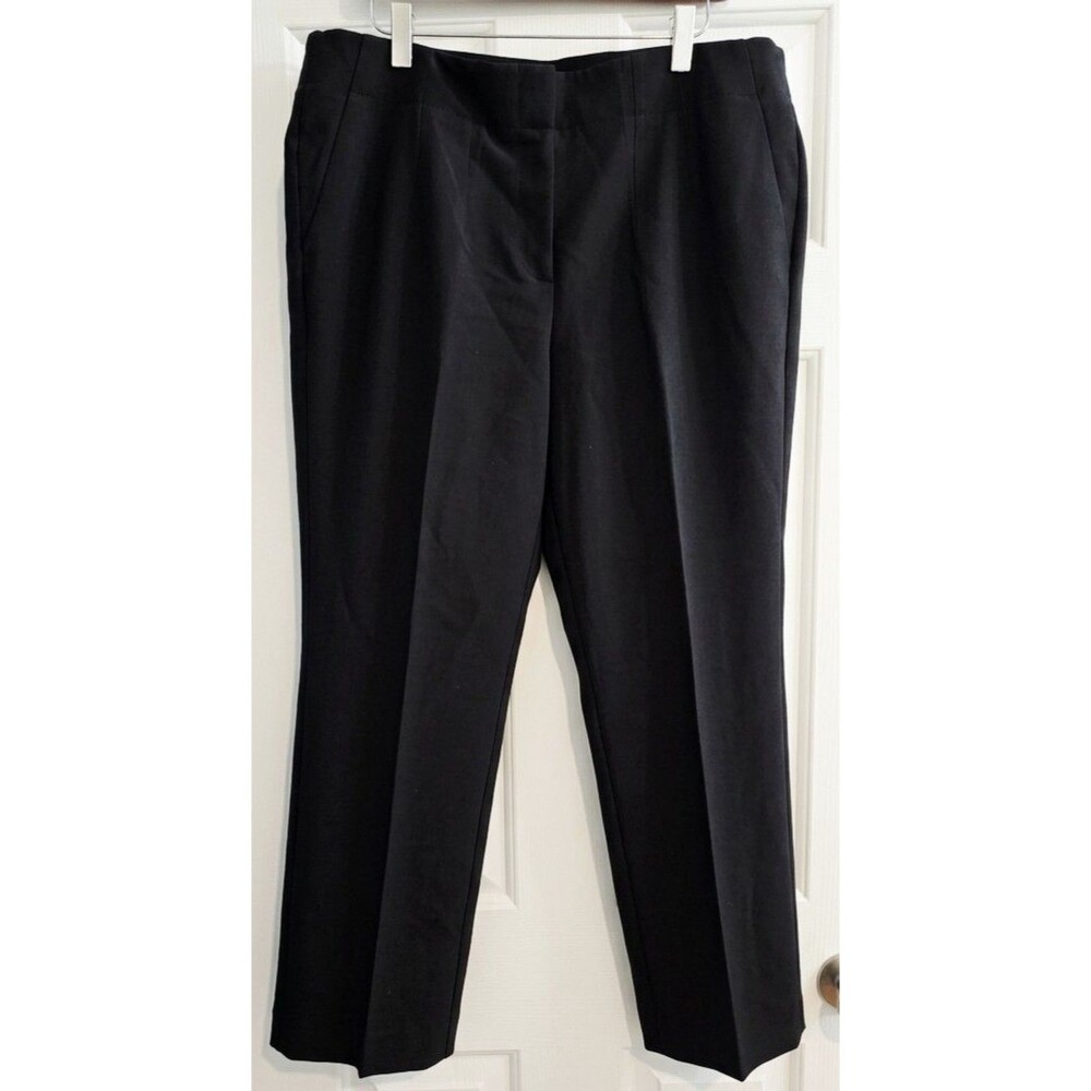 LOFT Pants 12 NWT Black Tailored Trousers Dress Slacks Office Casual Academia